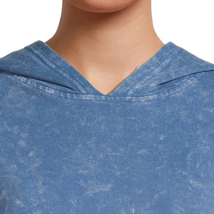 Nouvelle arrivée : sweat à capuche imprimé pour femme, effet délavé / sweat à capuche personnalisé à manches longues pour femme, effet délavé, en vente - Product Image 4