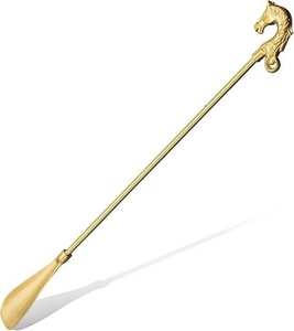 Unique Brass <b>Shoe</b> Horn Stylish <b>Shoe</b> Helper Tool For Easy Wearing <b>Shoes</b> And Modern Home <b>Accessories</b> - Product Image 5