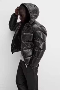 Puffer <b>Jacket</b> Wholesale Export Manufacturer for Winter Retail Stores Featuring <b>Lightweight</b> <b>Padding</b>, Quilted Panels and Custom - Product Image 4