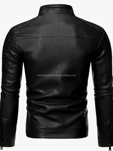 Recién llegado, chaqueta de cuero a la moda personalizada para hombre, ropa a la moda, nuevo estilo, venta directa de fábrica 2024, chaqueta de cuero para hombre - Product Image 5