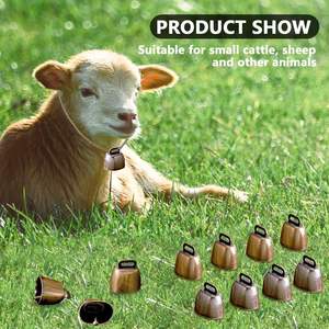 Campanas Pequeñas de Bronce Rojo, Sonido Fuerte y Claro, Campanas Metálicas para Manualidades, Antipérdida para Mascotas, Decoración Navideña, Campanas de Viento - Product Image 4