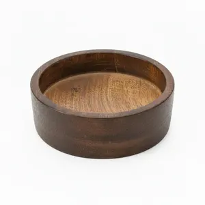 ภาชนะใส่เทียนไม้ทรงกลม เส้นผ่านศูนย์กลาง 12.5 ซม. สูง 2.5 ซม. เหมาะสำหรับเทเทียนหอม ชุด 4 ชิ้น - Product Image 3