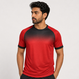 เสื้อฟุตบอลพิมพ์ลายดิจิทัลสำหรับผู้ชาย เสื้อฟุตบอลสำหรับฝึกซ้อมสำหรับผู้ชาย เสื้อฟุตบอลคอกลมแขนสั้นสำหรับผู้ชาย - Product Image 6