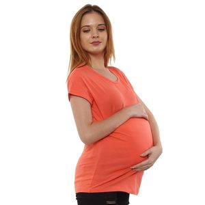 Camiseta de Maternidad para Mujer, Cuello Redondo, Manga Corta, para Embarazadas - Product Image 6