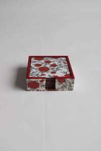 Juego de posavasos de té de resina y esmalte hechos a mano para mesa de centro, escritorio de oficina, mesa de comedor, accesorios elegantes para bebidas a la venta - Product Image 2