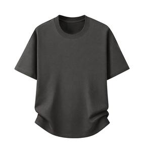 เสื้อยืดคอตตอนหนาน้ำหนักมากสำหรับผู้ชาย สั่งซื้อจำนวนมาก แบรนด์เสื้อผ้าแนวสตรีท รับผลิตเสื้อผ้าแบรนด์ส่วนตัว - Product Image 3