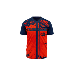 Maillots de baseball rayés pour hommes, uniformes de softball vierges en gros, personnalisables avec impression numérique et broderie de logo et numéro - Product Image 3