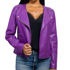 Modern <b>Women</b> Leather <b>Jacket</b> With Smooth Leather Texture Comfortable Fit Ideal For Winter Travel And Fashion Wear - Product Image 1