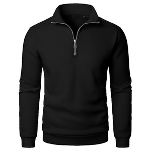 Suéter Casual de Invierno para Hombre RICHTALK SPORTS, Cuello Alto, Cachemira, Patrón 3D |   Color Personalizado de Secado Rápido con Cierre de 1/4, a la Moda - Product Image 2
