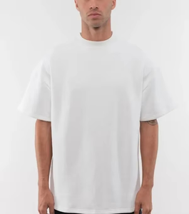 เสื้อยืดโอเวอร์ไซส์คุณภาพสูงสุด ปี 2026 พร้อมโลโก้สั่งทำพิเศษ แฟชั่นผู้ชายสุดหรู ผ้าหนา 300gsm โอเวอร์ไซส์ 100% ผ้าฝ้าย ผลิตโดย Numica Sports - Product Image 4