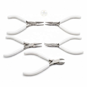 Ensemble de pinces et de pincettes professionnelles pour la fabrication de bijoux, 5 pièces, kit d'outils de précision pour l'artisanat - Product Image 2