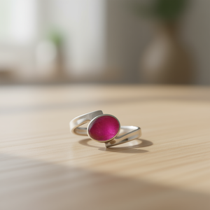 Anillo de Moissanita Rubí de 2.8 Gramos, Elegante y con Estilo, Categoría de Producto - Product Image 3