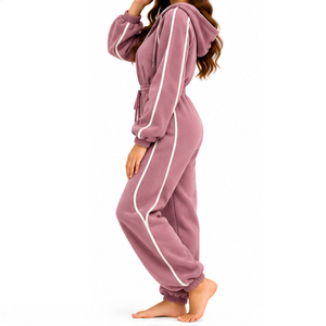 Combinaison polaire pour femme EAZWEARS, style minimaliste, douce, streetwear d'hiver, fabricant, fournisseur, exportateur, commandes en gros - Product Image 3