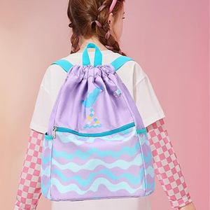 Mochila Impermeable de Algodón con Cordón y Forro de Poliéster, Precio Económico, Bolsa de Viaje Plegable para Ciclismo - Product Image 4