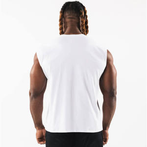 High Quality Top Selling Men's Knitted Plus Size Custom Drop Armhole Gym <b>Vest</b> Tank Top Quick Dry Breathable <b>Stringer</b> <b>Vest</b> - Product Image 6