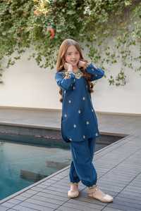 ชุดผ้าลอนปักลายสำหรับเด็ก / ชุดสัลวาร์ คามีซแบบปากีสถาน ราคาขายส่งถูก / ชุดลำลองสำหรับผู้หญิงจากอินเดีย - Product Image 2