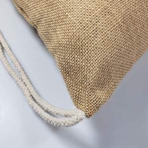 Sac à dos en jute fait main, sac de mode durable, léger, pour voyages et école - Product Image 5