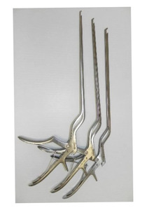 SHAHZIK INTERNATIONAL SI-KPR-25 Jeu de Rongeurs de Kerrison à baïonnette 1/2/3mm en acier inoxydable certifié CE Instruments chirurgicaux réutilisables - Product Image 4
