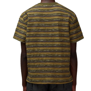 เสื้อยืด DTG พิมพ์ลายโลโก้ตามสั่ง ประดับเพชร ผู้ชาย สตรีทแวร์ทรงโอเวอร์ไซส์ คุณภาพสูง วินเทจ สีดำ ล้างสีแบบแอซิด - Product Image 3