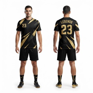 Maillot et short de kickball par sublimation pour femmes et hommes – Tenue de sport personnalisée pour équipe, respirante, séchage rapide, pour compétition athlétique - Product Image 4