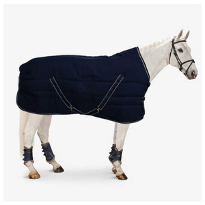 Couverture pour cheval, couvertures équestres classiques 1600D, couverture d'écurie pour cheval avec sangles, haute qualité - Product Image 1
