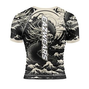 Custom Printed MMA Rash Guard Sublimation Long Sleeve <b>Compression</b> <b>Shirt</b> Performance Activewear Factory <b>Compression</b> <b>Shirts</b> <b>Mens</b> - Product Image 3