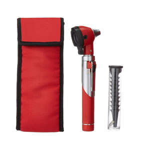 กล้องตรวจหูแบบพกพา LED ไฟเบอร์ออปติก พร้อมด้ามจับเหล็ก สำหรับการดูแลหูและวินิจฉัยทางหูคอจมูก ชุดกล้องตรวจหูขนาดเล็ก มาตรฐาน CE - Product Image 1