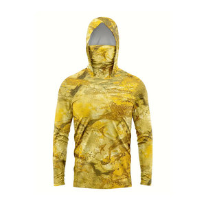 Sudadera de Pesca para Verano UPF 50 Impermeable Transpirable 100% Poliéster Ligera de Secado Rápido para Uso en Exteriores - Product Image 3