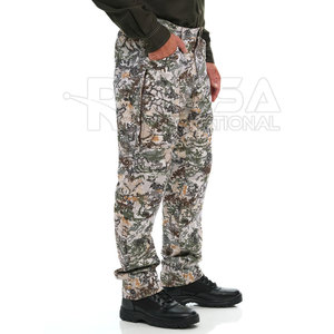 Pantalon cargo de chasse d'hiver haute performance respirant 100 % coton en tissu Ripstop durable Service de fabrication OEM - Product Image 4