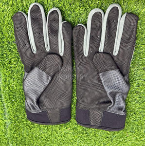 Customized Logo Goatskin Leather Long Cuff <b>Baseball</b> Batting Gloves Unisex Adult and Youth <b>Baseball</b> Softball Batting Gloves - Product Image 3