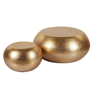 Handmade Hammered Metal Coffee <b>Table</b> <b>Gold</b> Finished For Home Hotels Living Room Decorative Furniture <b>Round</b> Coffee <b>Table</b> - Product Image 2