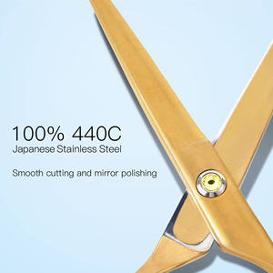 Ciseaux à cils professionnels Ovexa Surgical 10 mm, ciseaux de barbier, pointe lisse, prise en main parfaite, acier inoxydable durable, expédition immédiate, salon - Product Image 4