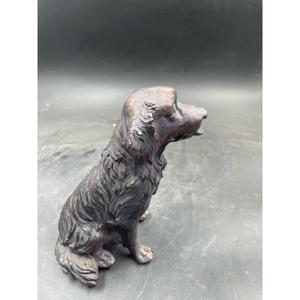 Sculpture de chien en bronze moulée à la main, prix d'usine, statue de chien antique faite à la main à prix abordable pour la décoration de ferme - Product Image 3