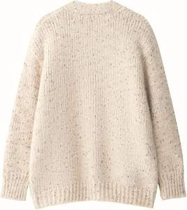 Suéter Holgado Estético para Mujer, Colores Pastel, Tejido de Punto, Suave y Femenino, Tendencia de Moda Otoñal para el Mercado Estadounidense - Product Image 6