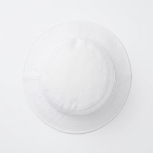 Wholesale White <b>Bucket</b> <b>Hat</b> Solid Color Cotton Unisex Casual Spring Summer Outdoor Wear 56-58CM - Product Image 5