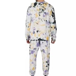Conjunto deportivo tie-dye para hombre de alta calidad, anti-pilling, de moda, informal, de primera calidad. - Product Image 3