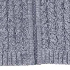 Cardigan en tricot torsadé bleu indigo pour bébé, doux et chaud, à manches longues, boutonné devant, pour nouveau-né, nourrisson et tout-petit - Product Image 6