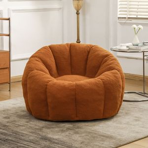 High-Density Foam <b>Bean</b> <b>Bag</b> Sofa Chair with Armrests Comfortable Lazy Adults' Comfy BeanBag Chair - Product Image 2