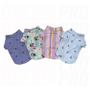 Print Pet Dog Shirt Puppy Summer Hawaiian Beach Polo Shirts Lightweight Breathable Tropical Floral Pattern Casual Pet Clothing - Product Image 2