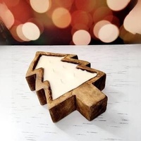 Bol à bougie en bois artisanal en forme de citrouille avec couvercle, récipient décoratif pour bougie en cire de soja, conteneur rustique pour parfum d'ambiance d'automne