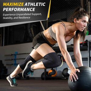 Fawn International Neoprene <b>Knee</b> <b>Sleeves</b> Support <b>Compression</b> Lightweight Professional Protection Pull-On for Weightlifting - Product Image 5