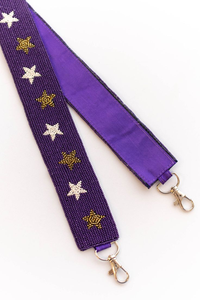 Correa Personalizada con Cuentas en Forma de Estrella para Bolsos, Correa para el Día del Partido de la Hermandad con Ganchos Desmontables, Correas Coloridas Personalizables - Product Image 6