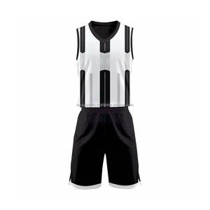 Uniformes de basket-ball personnalisés de haute qualité, vêtements de sport respirants réversibles, uniformes de basket-ball vierges de grande taille - Product Image 4