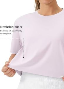 Tops deportivos sexys para mujer, camisetas cortas básicas de yoga con logo personalizado, ropa de gimnasio de alta calidad - Product Image 6