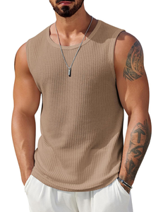 Débardeur sans manches pour homme en coton premium, débardeur de sport décontracté pour la gym, la course et l'entraînement, respirant et léger - Product Image 1