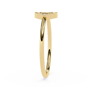 แหวนทองคำแท้ทรงกลมดีไซน์คลาสสิกสำหรับผู้หญิง 10k 14k 18k เหมาะสำหรับเป็นของขวัญ งานหมั้น วันครบรอบแต่งงาน - Product Image 4