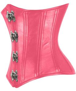 คอร์เซ็ตของผู้หญิงวินเทจชุดกระชับสัดส่วนเซ็กซี่แบบโอเวอร์บัสท์คอร์เซ็ทหนังระบายอากาศทันสมัยสำหรับขนาดใหญ่พิเศษ - Product Image 5