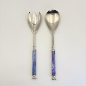 Juego de Cuchara y Tenedor para Servir de Acero Inoxidable con Juego de Servidores de Ensalada de Metal de Primera Calidad a Precio de Oferta - Product Image 1