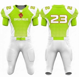 Uniforme de Fútbol Americano Personalizado de la Mejor Calidad, Cómodo y Elegante para Entrenamiento, Manga Corta, Tela 100% Poliéster de Alta Calidad - Product Image 1