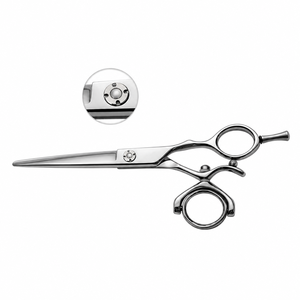 Professional Stainless Steel Hair Cutting Scissors Blunt-Sharp Blade Tip 30 Teeth Right-Handed Ergonomic Barber <b>Shears</b> for Salon - Product Image 3